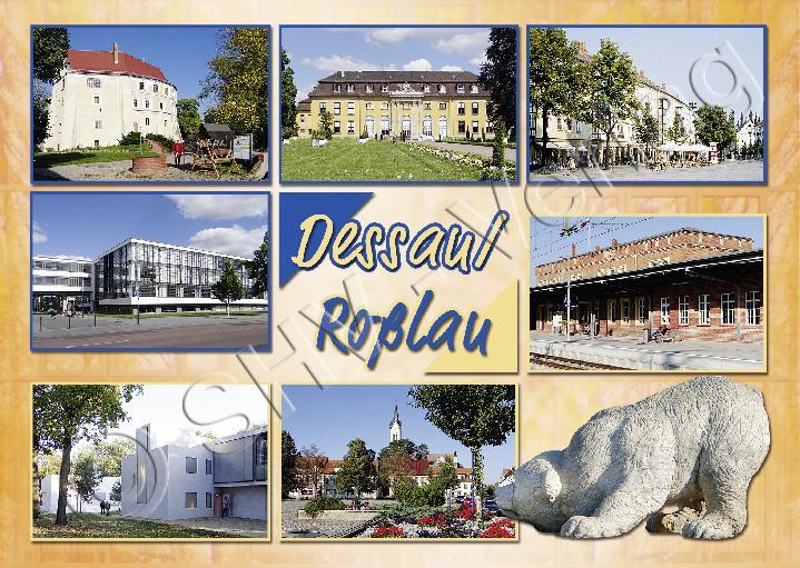 Dessau - Roßlau Grossformatkarte
