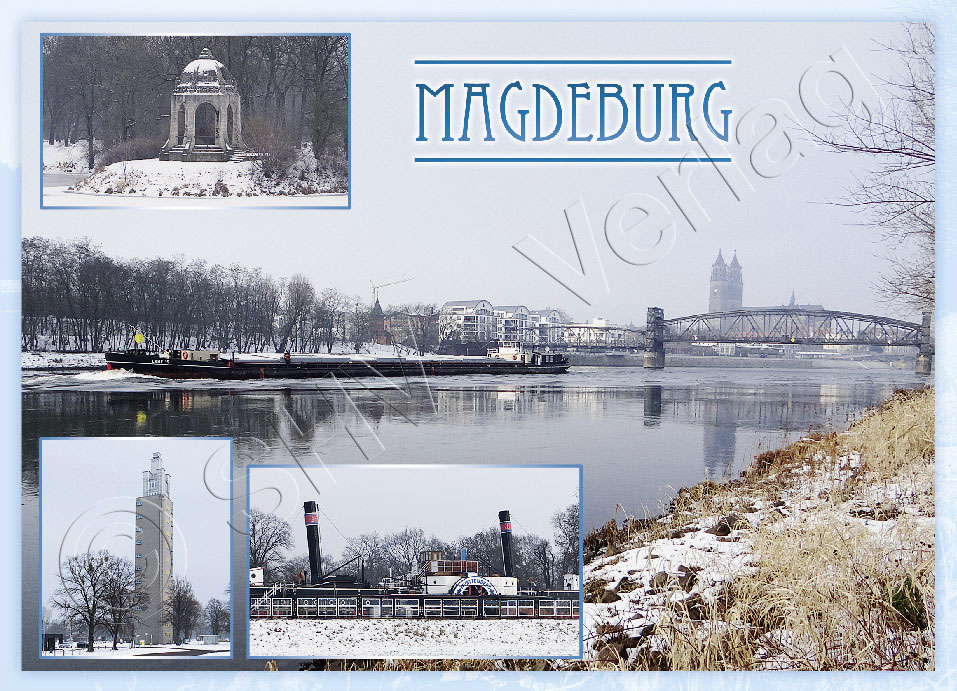 Postkarte Sonderformat Magdeburg 1543S