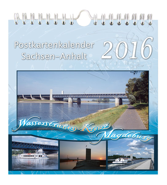 0055cdc502405d3 Postkartenkalender Sachsen-Anhalt 2016 Deckblatt