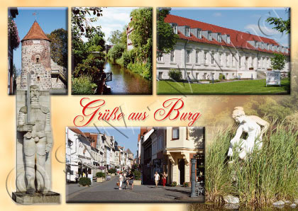 Ansichtskarte Burg