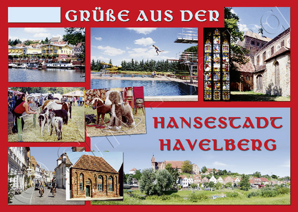 Ansichtskarte "Hansestadt Havelberg"