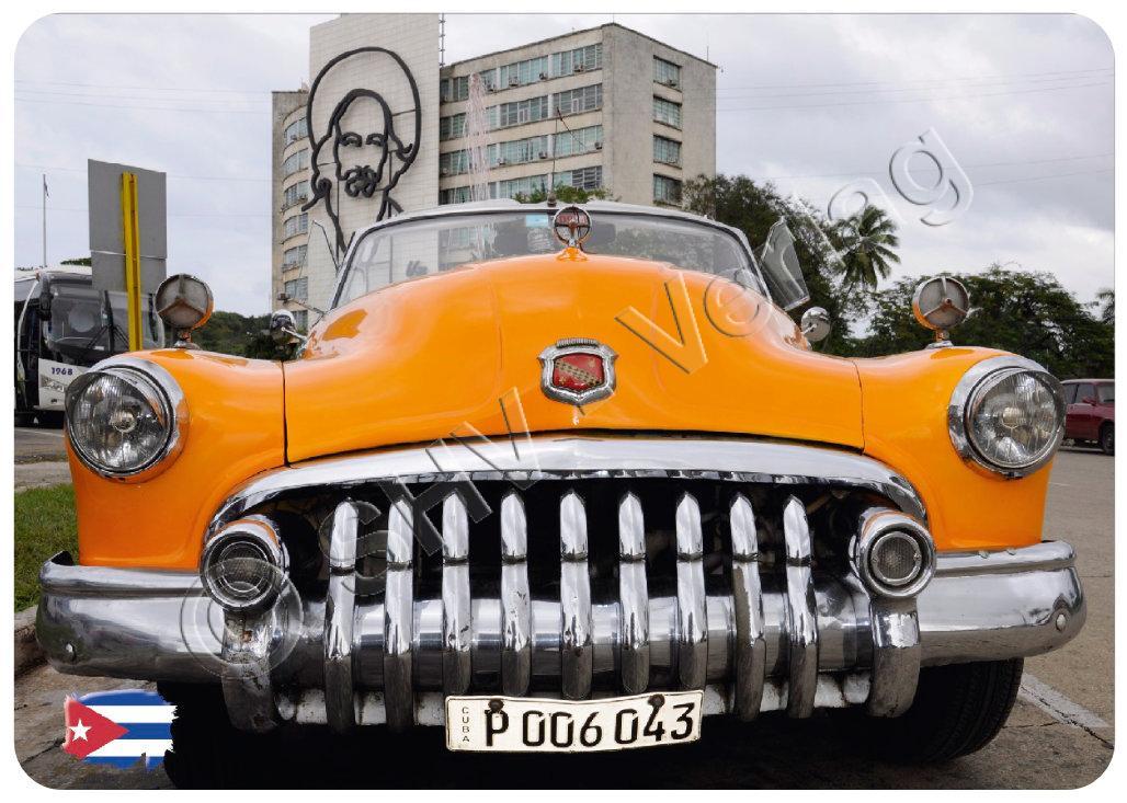 Cu1802_MwX6y4bkbsIEErb Fotomagnet Kuba, Havanna, Oldtimer am Plaza de la Revolución 1