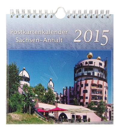 0055cdc808da676 Postkartenkalender Sachsen-Anhalt 2015 Deckblatt