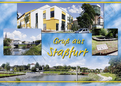 Ansichtskarte Staßfurt Sachsen Anhalt Vorderseite
