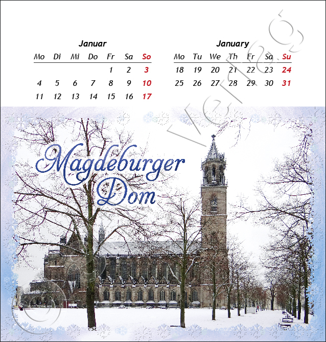 01-01 Postkartenkalender Sachsen-Anhalt 2016 Januar